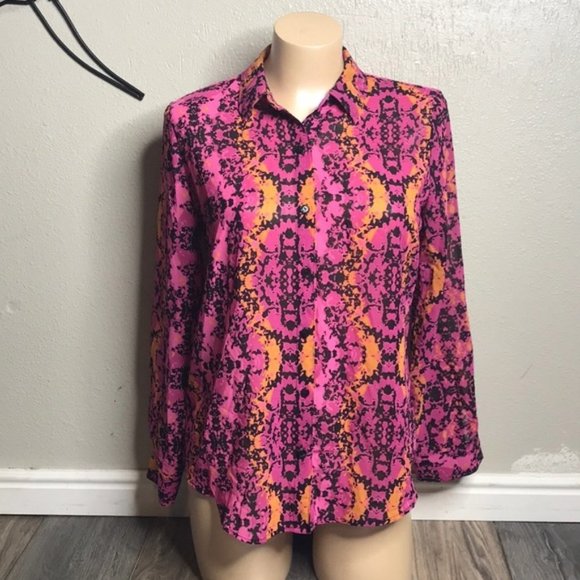 L Amour buttoned down Blouse - Picture 1 of 5